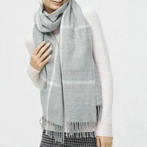 Gray J. Crew Blanket Scarf
